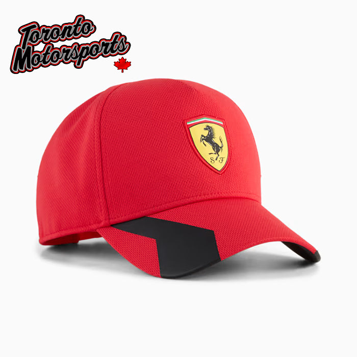 Scuderia Ferrari F1 Puma Race Baseball Hat -  Rosso Corsa Red - Officially Licensed #026891-01