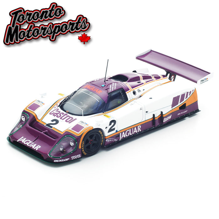 1988 Jaguar XJR-9 #2 Lammers/Wallace/Dumfries – WINNER 24HR Le Mans 1:18 Scale by Spark #18LM88