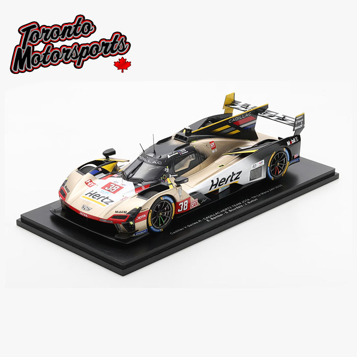 2025 Cadillac V-Series.R CADILLAC HERTZ TEAM JOTA #38 Bamber/Bourdais/Button – 24HR Le Mans 1:18 Scale by Spark #SPA1801062 (18S1062)