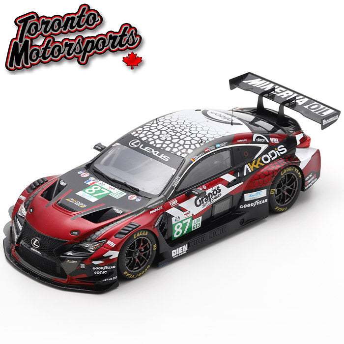2025 Lexus RC F LMGT3 AKKODIS ASP TEAM #87 Umbrarescu/Lopez/Schmid – 24HR Le Mans 1:18 Scale by Spark #SPA1801077 (18S1077)