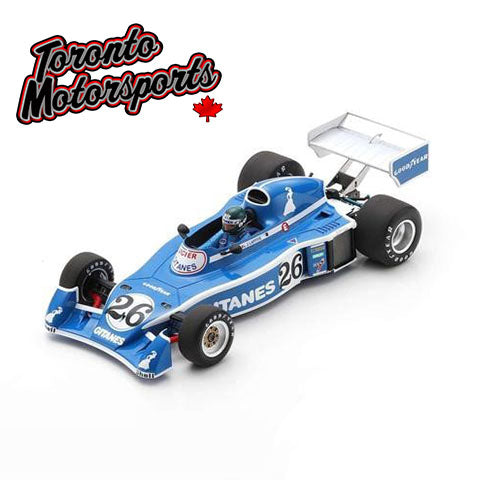 .1976 Ligier JS5 #26 Jacques Lafitte - 3rd Belgian GP 1:18 Scale by Spark #SPA180711 (18S711)