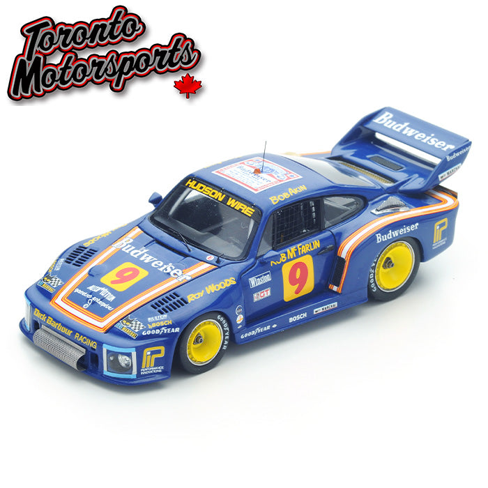 1979 Porsche 935 #9 Akin/McFarlin/Woods – WINNER 12H Sebring 1:18 Scale by Spark #18SE79