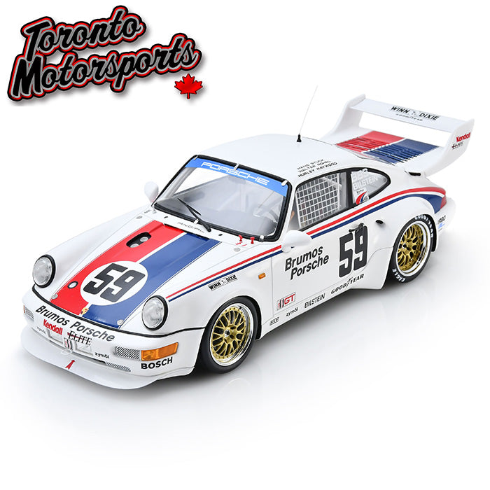 1993 Porsche 964 Turbo S LM #59 Rohrl/Stuck/Haywood – 12H Sebring 1:18 Scale by Spark #18US022