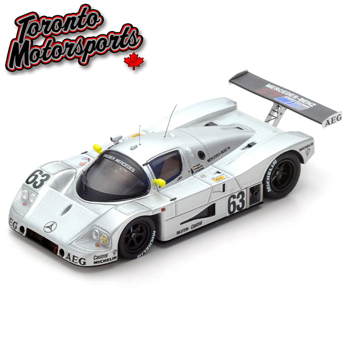 1989 Sauber C9 #63 J. Mass/S. Dickens/M. Reuter - WINNER 24HR Le Mans 1:43 by Spark 43LM89