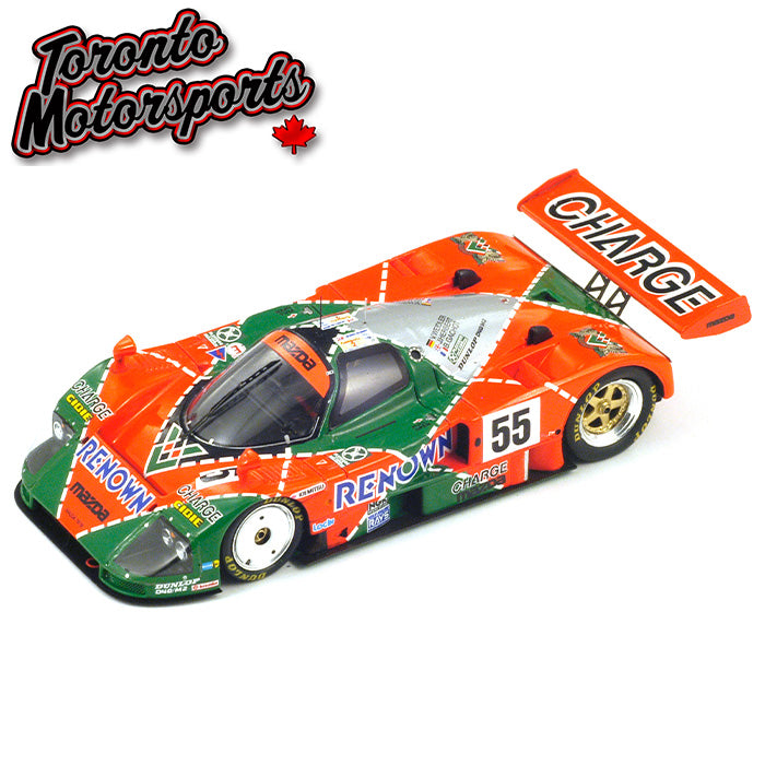 1991 Mazda 787 B #52 V. Weidler/J. Herbert/B. Gachot - WINNER 24HR Le Mans 1:43 by Spark 43LM91