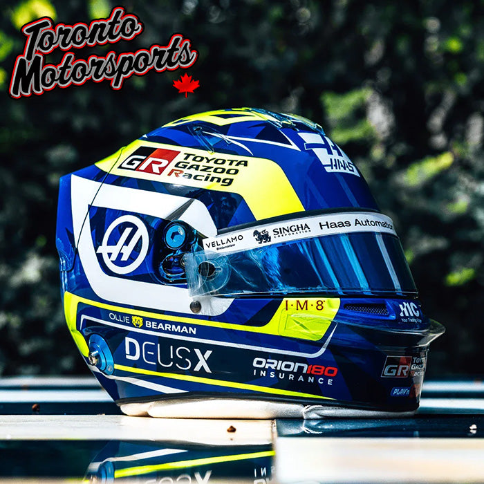 2026 Ollie Bearman - TGR Haas Formula 1 Team - 2026 SEASON -  F1 Replica Helmet - 1:5 Scale by Spark #5HF241
