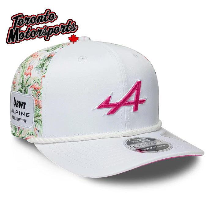 2026 Alpine Racing Miami GP Special Team Hat New Era 9Seventy - White - Officially Licensed #60850738