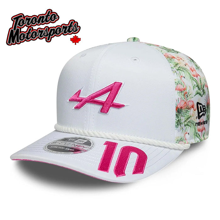 2026 Alpine Racing Pierre Gasly Miami GP Special Team Hat New Era 9Seventy - White - Officially Licensed #60850741
