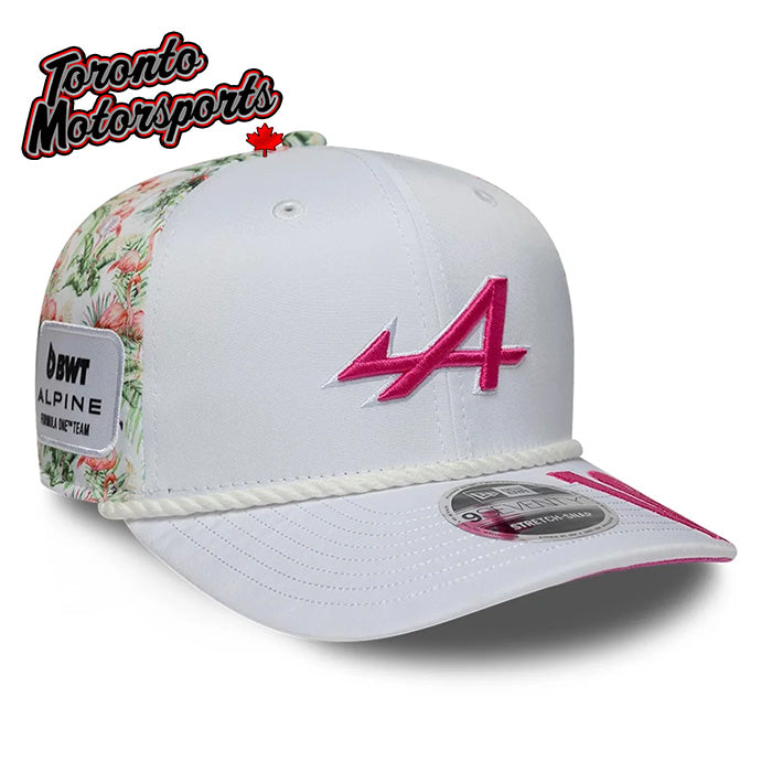 2026 Alpine Racing Pierre Gasly Miami GP Special Team Hat New Era 9Seventy - White - Officially Licensed #60850741