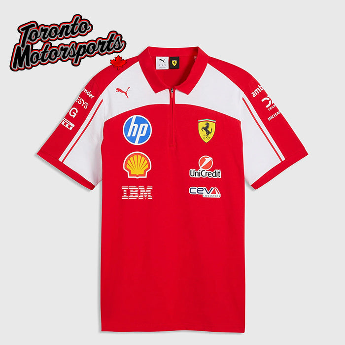 2026 Scuderia Ferrari F1 - Team Polo Shirt - Puma Red #701238727-001-802