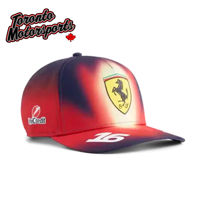 2026 Scuderia Ferrari F1 - Charles Leclerc CHINESE GP Team Hat - Puma Red - Officially Licensed #701239024-001-801