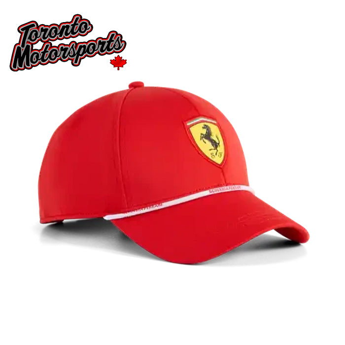 Scuderia Ferrari F1 Classic Hat - Rosso Corsa Red - Officially Licensed # 701239045-001-801