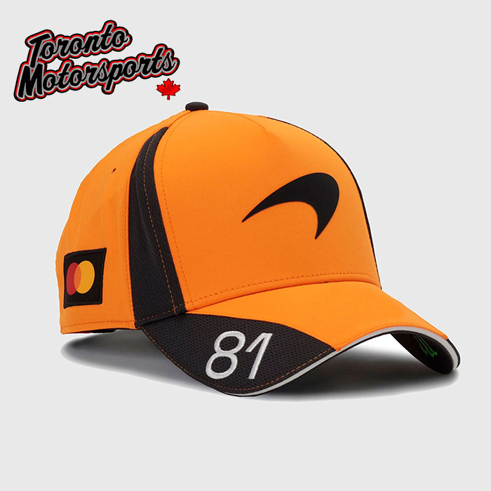 2026 Oscar Piastri McLaren Racing F1 - Team Baseball Hat - Papaya - Officially Licensed #701241101-001-801