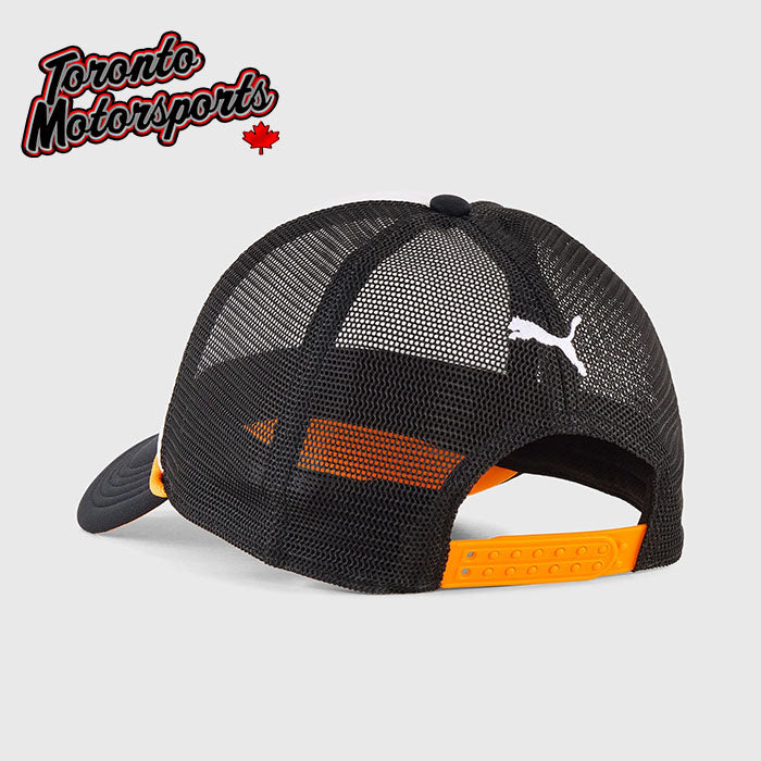 McLaren Racing F1 Fanwear Trucker - Puma White Cap - Officially Licensed #701241141-001-801