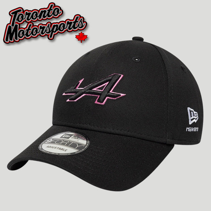 2026 BWT Alpine F1 Black Essential - New Era 9FORTY Team Cap - Officially Licensed #ALP-60850760