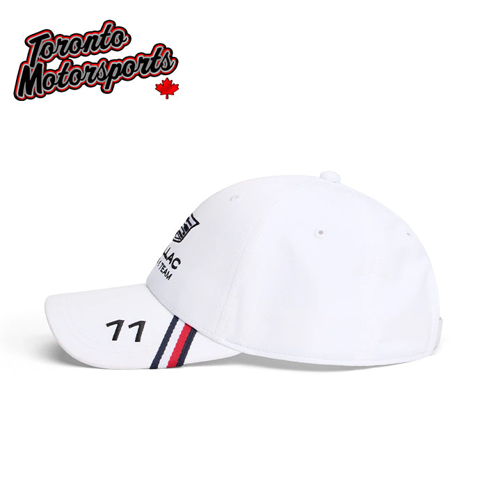 2026 Cadillac F1 Racing - Valtteri Bottas Team Hat - White - Officially Licensed #AU02100-YBR