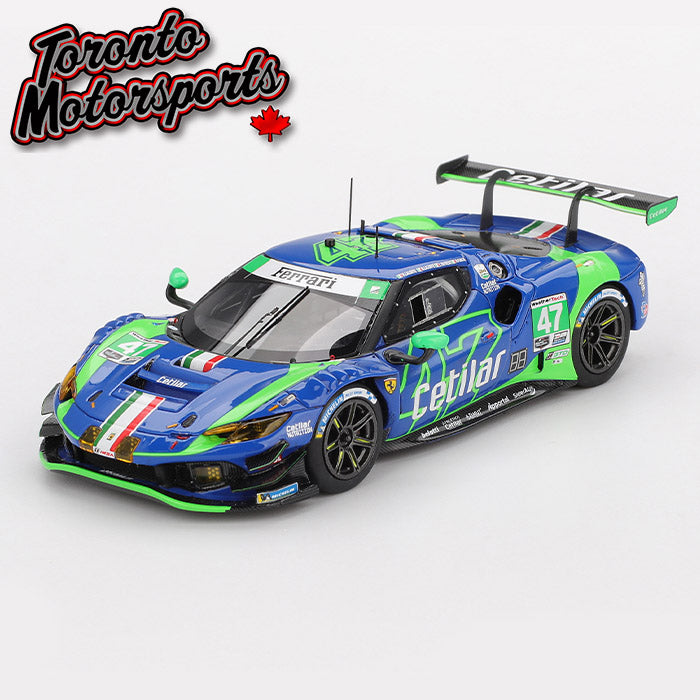 2025 Ferrari 296 GT3 CETILAR RACING #47 Fuoco/N. Lacorte/R. Lacorte/Patrese - IMSA Daytona 24 Hrs 1:43 Scale by BBR #CS014