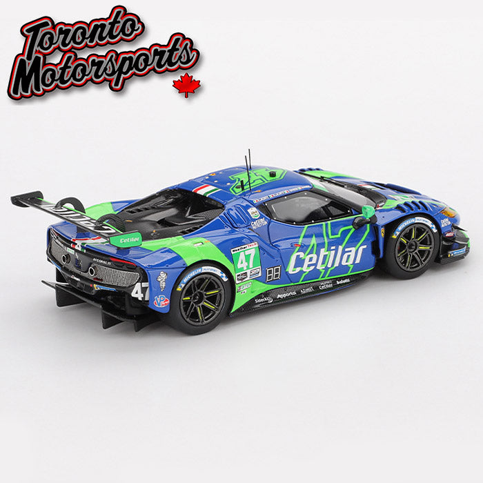 2025 Ferrari 296 GT3 CETILAR RACING #47 Fuoco/N. Lacorte/R. Lacorte/Patrese - IMSA Daytona 24 Hrs 1:43 Scale by BBR #CS014