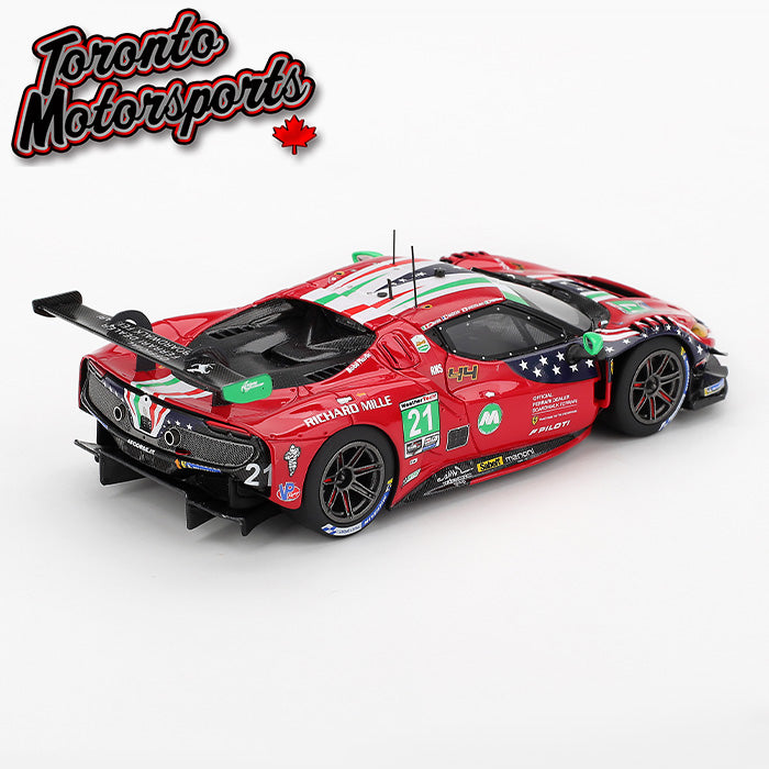 2025 Ferrari 296 GT3 AF CORSE #21 Cozzolino/Mann/Pier Guidi/Wadoux – IMSA Daytona 24 Hrs 1:43 Scale by BBR #CS015
