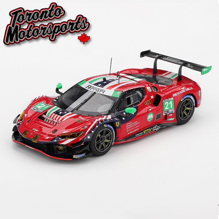 2025 Ferrari 296 GT3 AF CORSE #21 Cozzolino/Mann/Pier Guidi/Wadoux – IMSA Daytona 24 Hrs 1:43 Scale by BBR #CS015