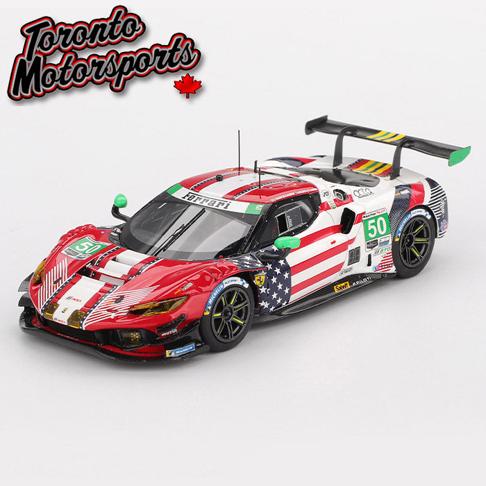 2025 Ferrari 296 GT3 AF CORSE #50 Agostini/Laursen/Leclerc/Toledo - IMSA Daytona 24 Hrs 1:43 Scale by BBR #CS016
