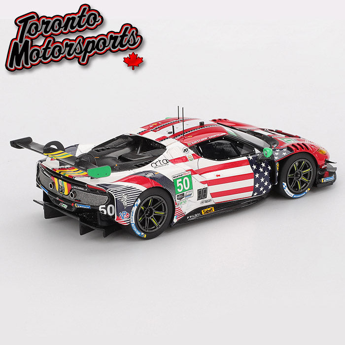 2025 Ferrari 296 GT3 AF CORSE #50 Agostini/Laursen/Leclerc/Toledo - IMSA Daytona 24 Hrs 1:43 Scale by BBR #CS016