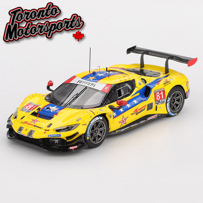 2025 Ferrari 296 GT3 DragonSpeed #81 Costa/Molina/Neubauer/Rigon - IMSA Daytona 24 Hrs 1:43 Scale by BBR #CS017