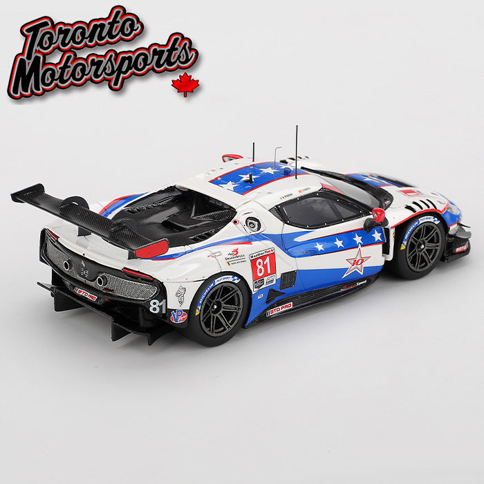 2025 Ferrari 296 GT3 Dragon Speed #81 Costa/Rigon – IMSA Watkins Glen 1:43 Scale by BBR #CS021