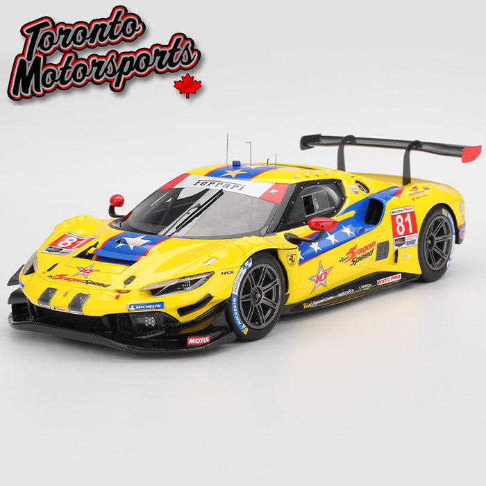 2025 Ferrari 296 GT3 DragonSpeed #81 Costa/Molina/Neubauer/Rigon – IMSA Daytona 24 Hrs 1:18 Scale by BBR #CS18014