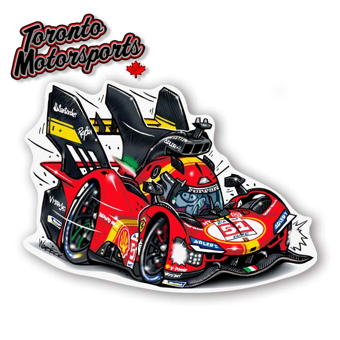 Ferrari 499P Le Mans - Vinyl Decal  #DECAL-FERRARI499P (37)