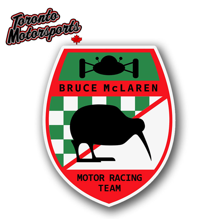 Bruce McLaren Motor Racing Team (1963-65) - Vinyl Decal #DECAL-MCLAREN63-65 (54)