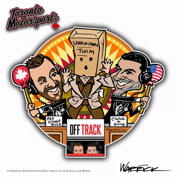 Off Track With Hinch & Rossi (with Unknown Thim) -  Die Cut Vinyl Sticker #DECAL-UNKNOWNTHIM (153)