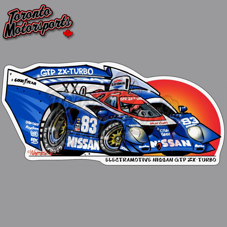 Electramotive Nissan GTP ZX-Turbo  - IMSATOON Die Cut Vinyl Sticker #IMSATOON-NISSANGTP83 (43)