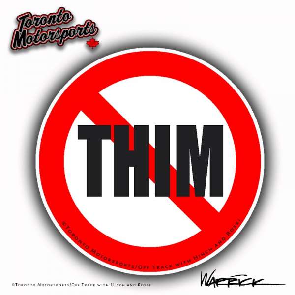 Off Track with Hinch & Rossi "ANTI-THIM" - IndyTOON Die Cut Vinyl Sticker #INDYTOON-ANTITHIM (136)