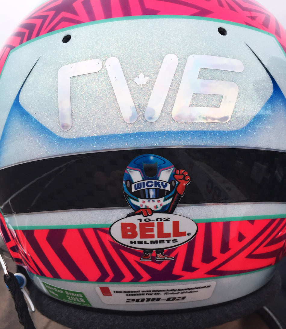Robert Wickens "WICKY"  -  Die Cut Vinyl Sticker #INDYTOONWICKY (140)