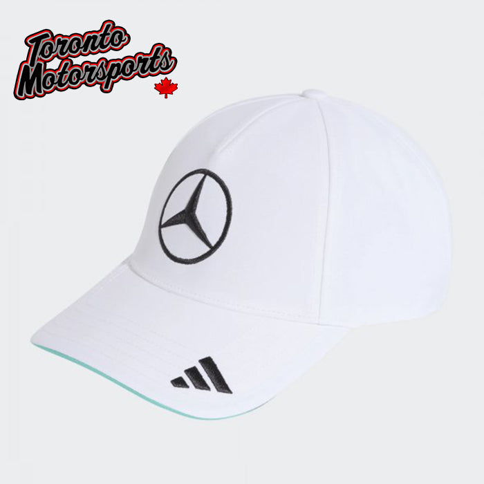 2026 Mercedes AMG Petronas F1 - Team Driver Cap - Adidas White - Officially Licensed #KE8302