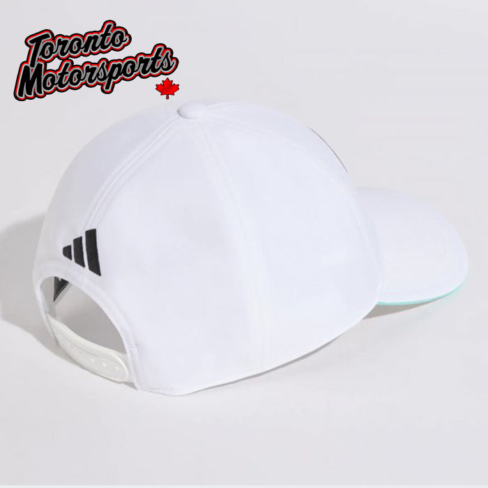 2026 Mercedes AMG Petronas F1 - Team Driver Cap - Adidas White - Officially Licensed #KE8302
