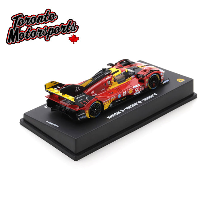 2024 Ferrari 499P FERRARI AF CORSE #50 Fuoco/Molina/Nielson WINNER 24H Le Mans 1:64 Scale by Look Smart #LS64002LM