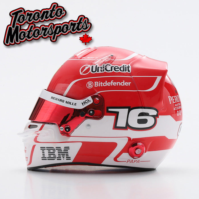 2025 Charles Leclerc Scuderia Ferrari - F1 Replica Helmet - 1:5 Scale by Looksmart #LSHEL009