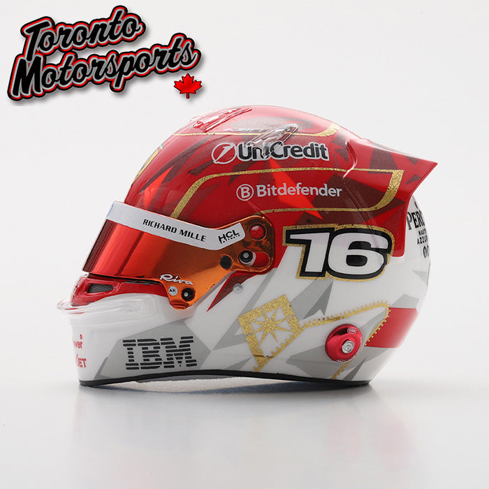 2025 Charles LeClerc Scuderia Ferrari - Las Vegas GP - F1 Replica Helmet - 1:5 Scale by Looksmart #LSHEL026
