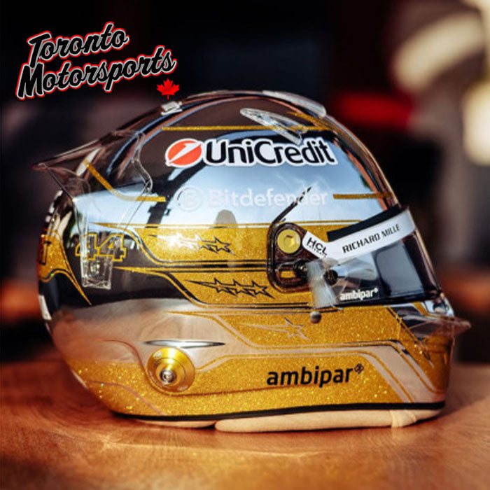 2025 Lewis Hamilton Scuderia Ferrari - Abu Dhabi GP - F1 Replica Helmet - 1:5 Scale by Looksmart #LSHEL029