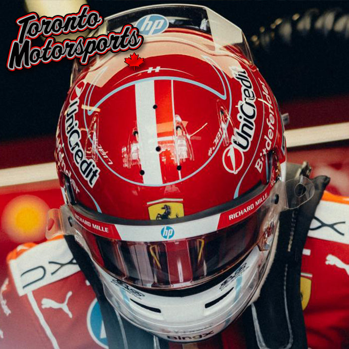 2026 Charles Leclerc Scuderia Ferrari HP - 2026 SEASON - F1 Replica Helmet - 1:5 Scale by Looksmart #LSHEL030