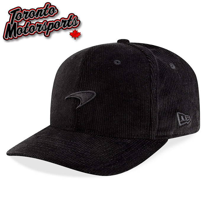 .McLaren F1 Black Corduroy - New Era 9FIFTY Team Cap - Officially Licensed #MCL-60595712