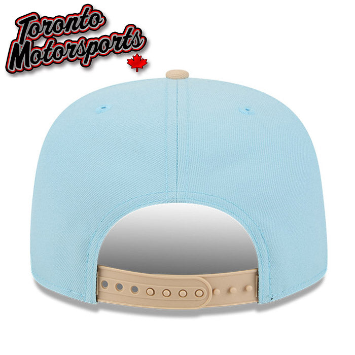 .McLaren F1 Sky Blue/Tan A FRAME - New Era 9FIFTYAF Team Cap - Officially Licensed #MCL-60726625