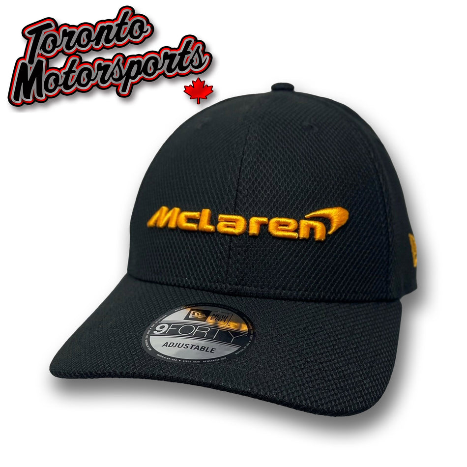 .McLaren Wordmark (Textured Black) - NEW ERA 9FORTY Cap Officially Licensed #MCL-70786891