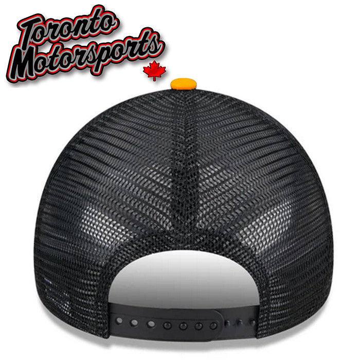 .McLaren Wordmark (Papaya/Black) - NEW ERA 9FORTY Trucker Cap Officially Licensed #MCL-70786906