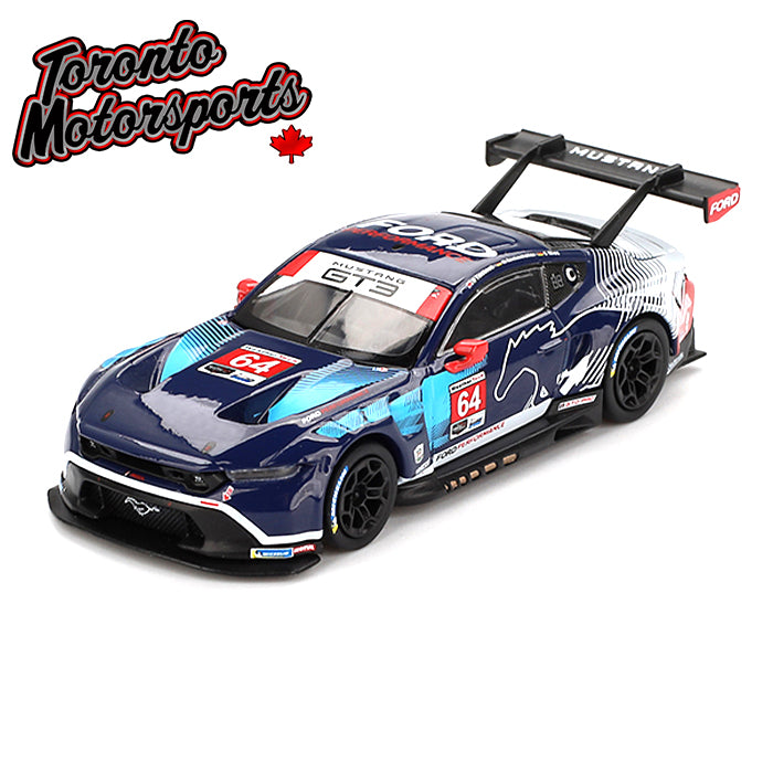 2024 Ford Mustang GT3 #64 Mies/Rockenfeller/Tincknell – Daytona 24H 1:64 Scale by MiniGT #MGT00898