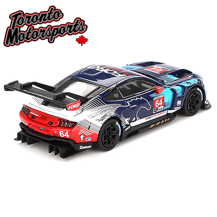 2024 Ford Mustang GT3 #64 Mies/Rockenfeller/Tincknell – Daytona 24H 1:64 Scale by MiniGT #MGT00898