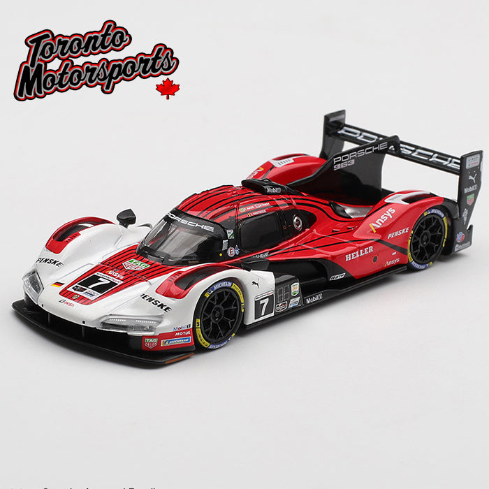 2025 Porsche 963 Porsche Penske Motorsport #7 Nasr/Tandy/Vanthoor  - IMSA Daytona 24 Hrs WINNER 1:64 Scale by MiniGT #MGT01224