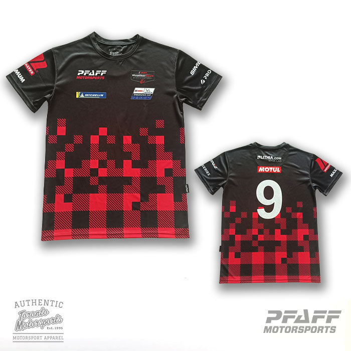 Pfaff Motorsports 2025 'Crew' Abstract Plaid Official Team Jersey #PFAFF25-202